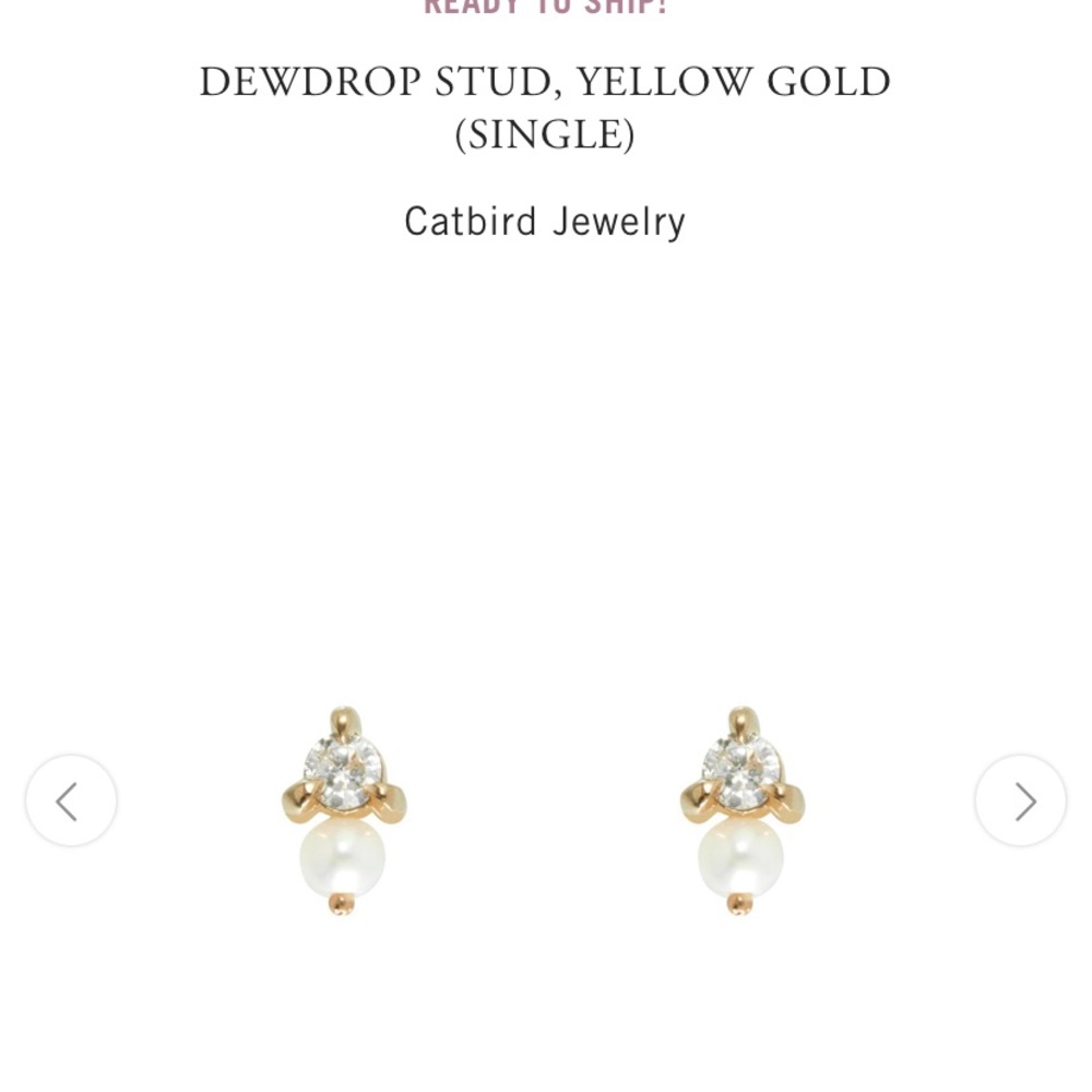 ISO catbird Dewdrop stud set